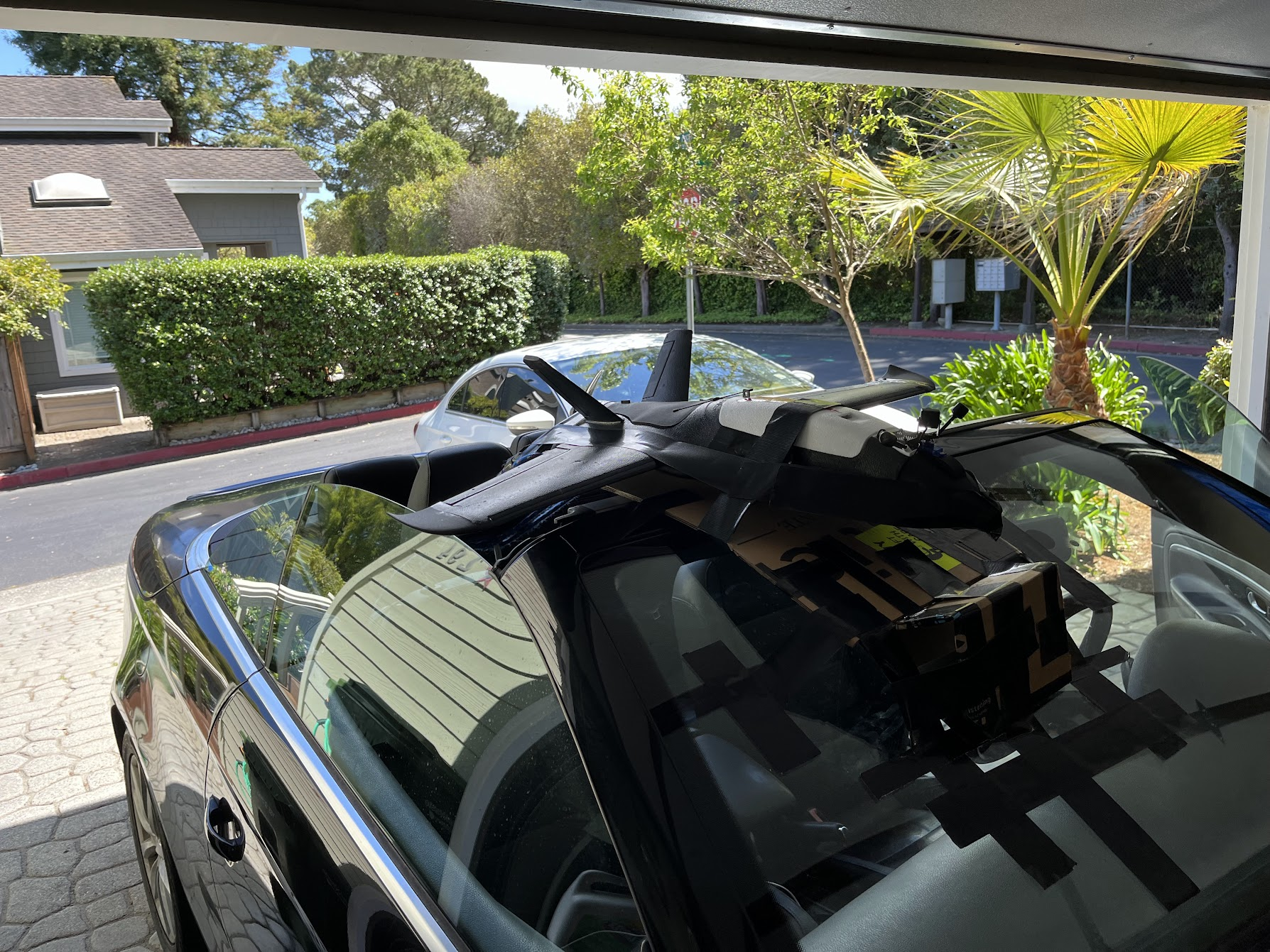 RC plane — test setup